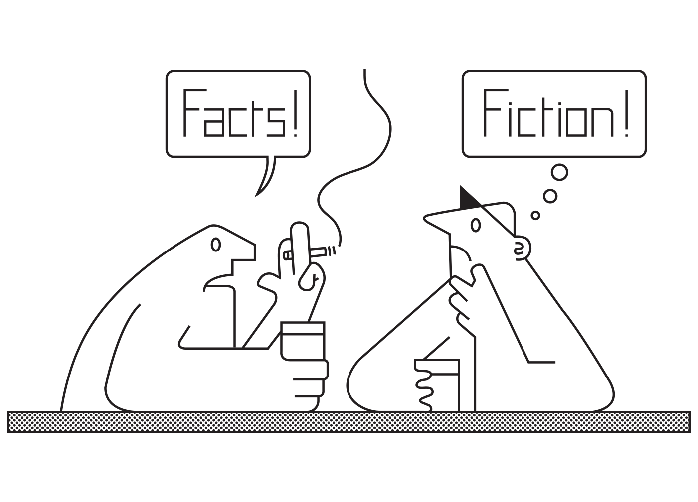 Jean Julien - Interviews Sketch Black and White