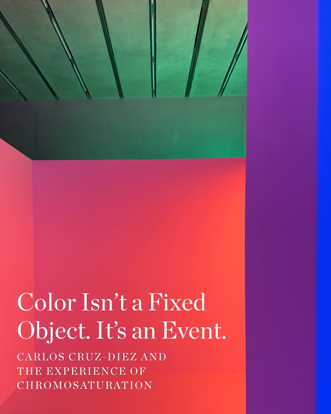 Getting Immersed in the Chromosaturation