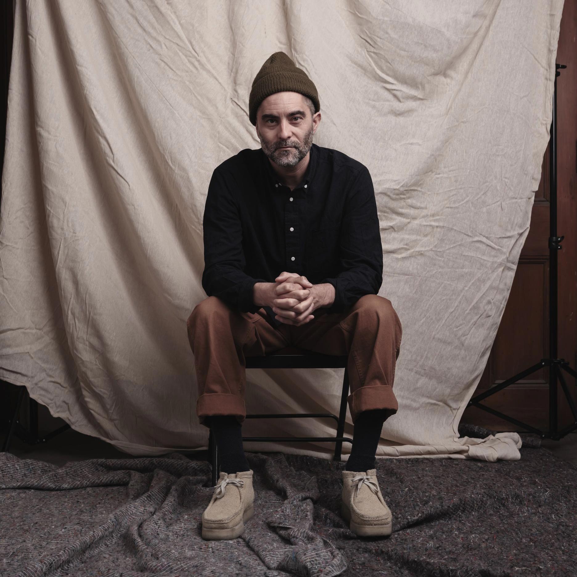 Portrait of Evan Pricco, Editor in Chief of The Unibrow