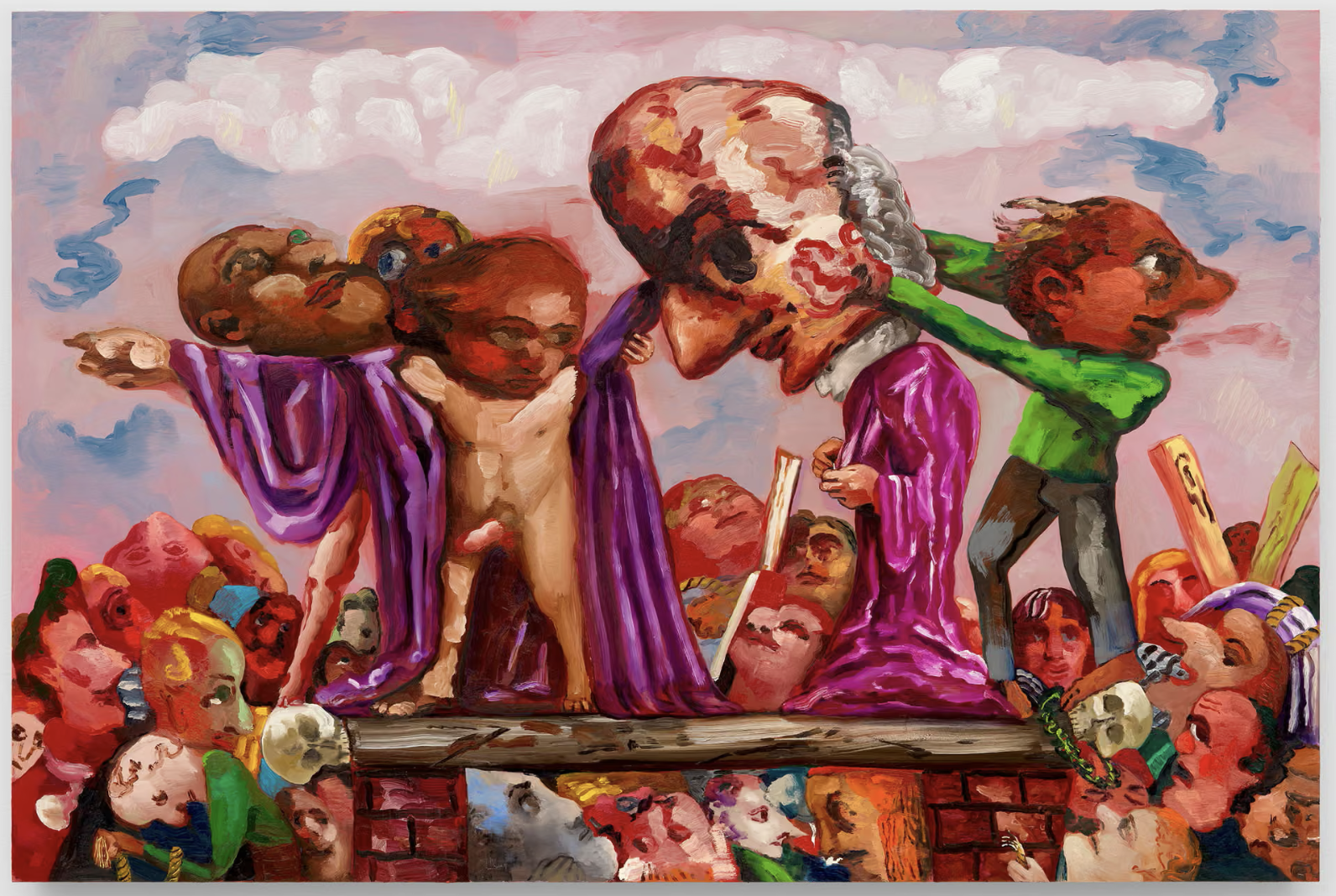 xx Dana Schutz, The Mantle, 2025, at Thomas Dane